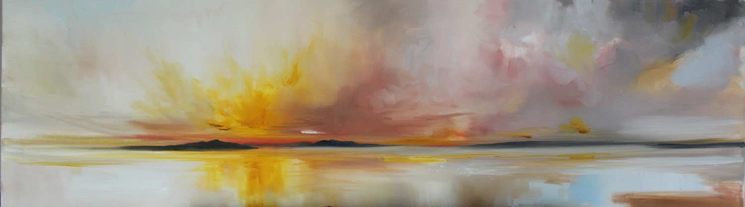 'Yellow light after a storm' by artist Rosanne Barr